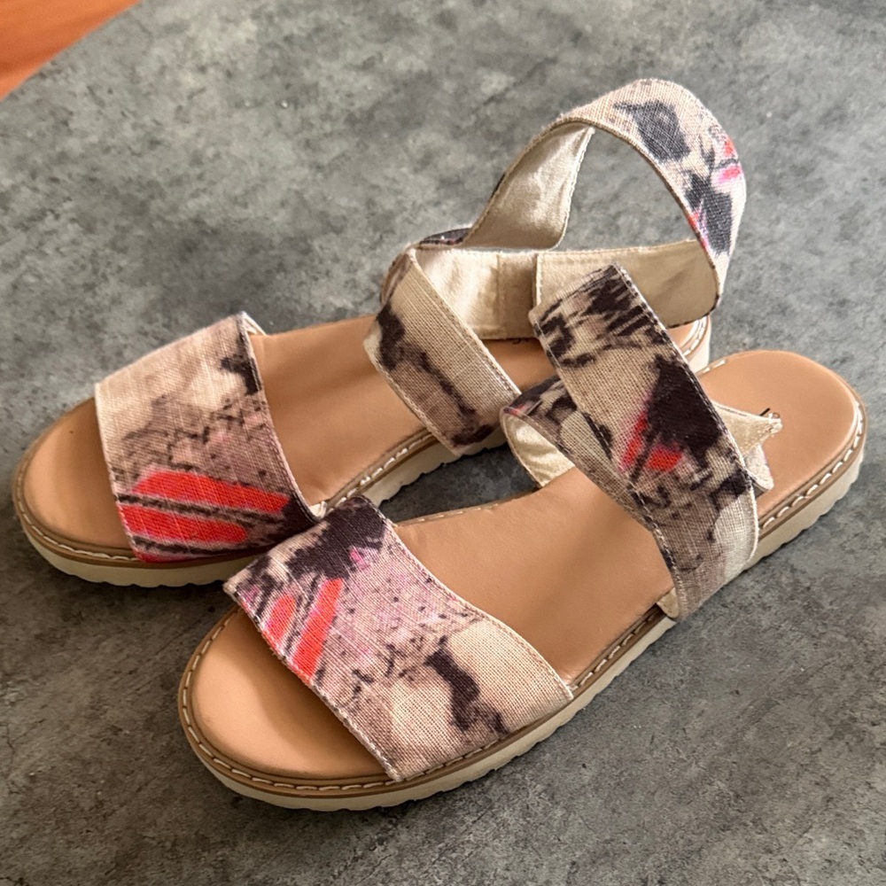 Call It Spring Women's Sandals - Pink and Black